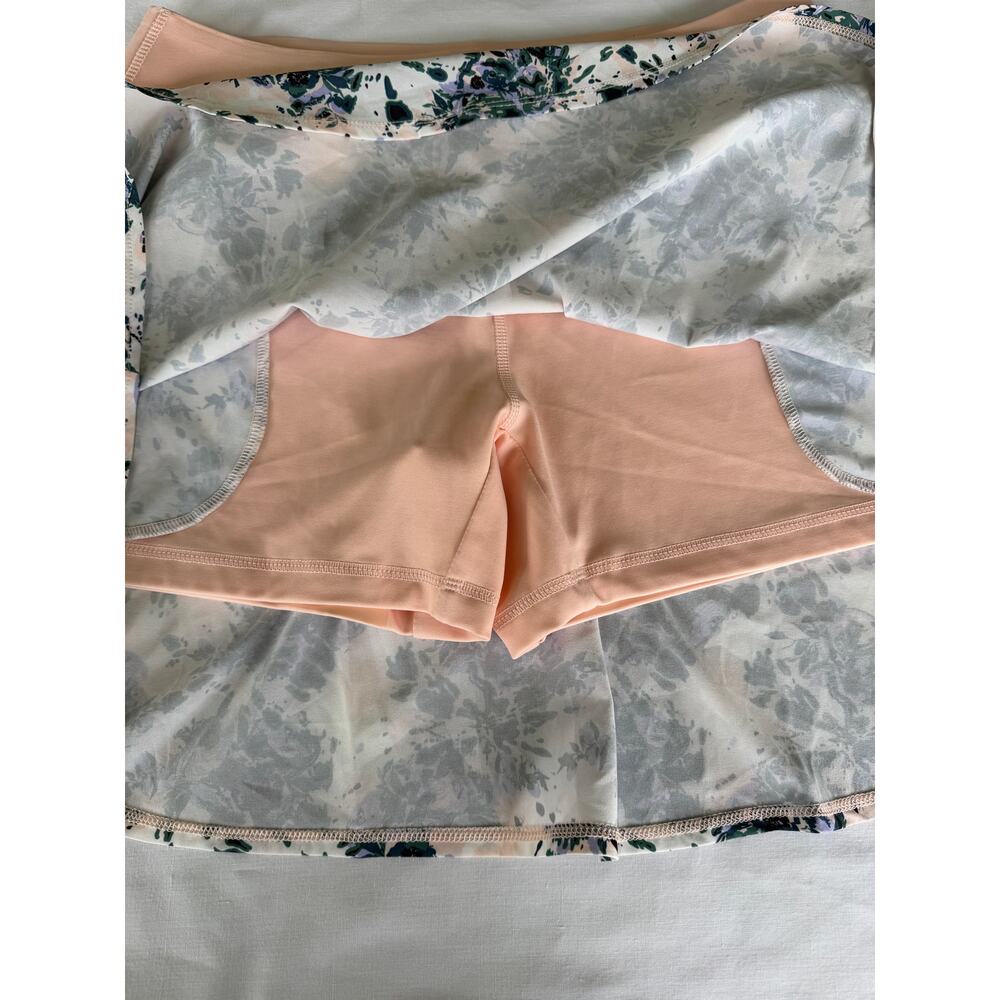 CountryClub Preppy Quiet Luxury PUMA NWT Floral Golf Tennis Sporty Skort Large - Picture 3 of 11